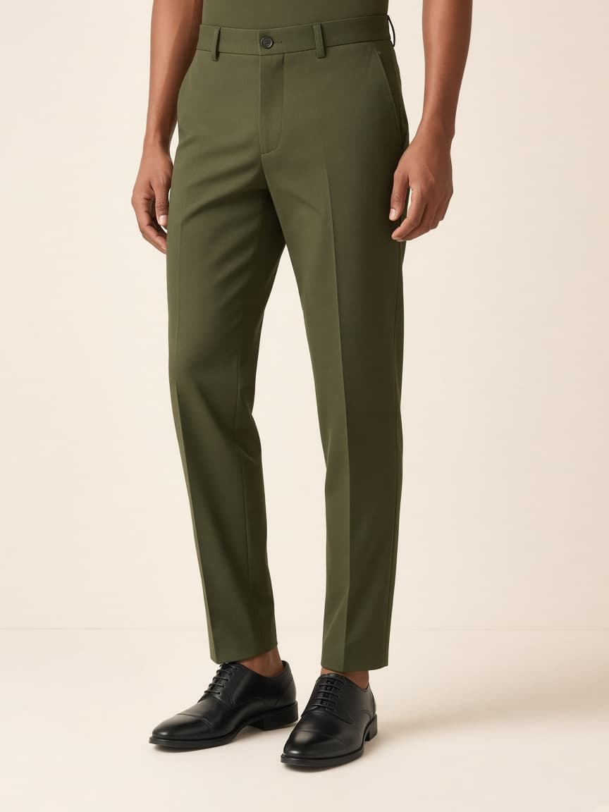 Classic Fit Gabardine Pant