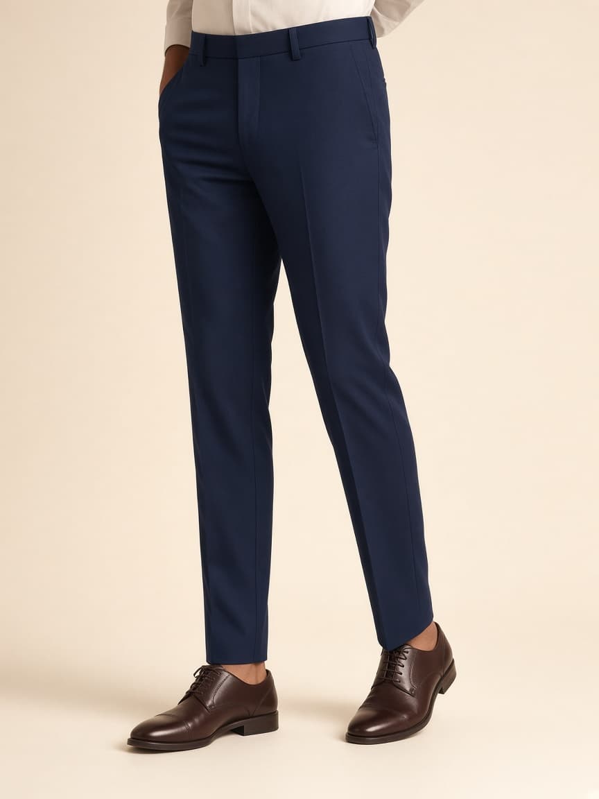 Straight Gabardine Pant